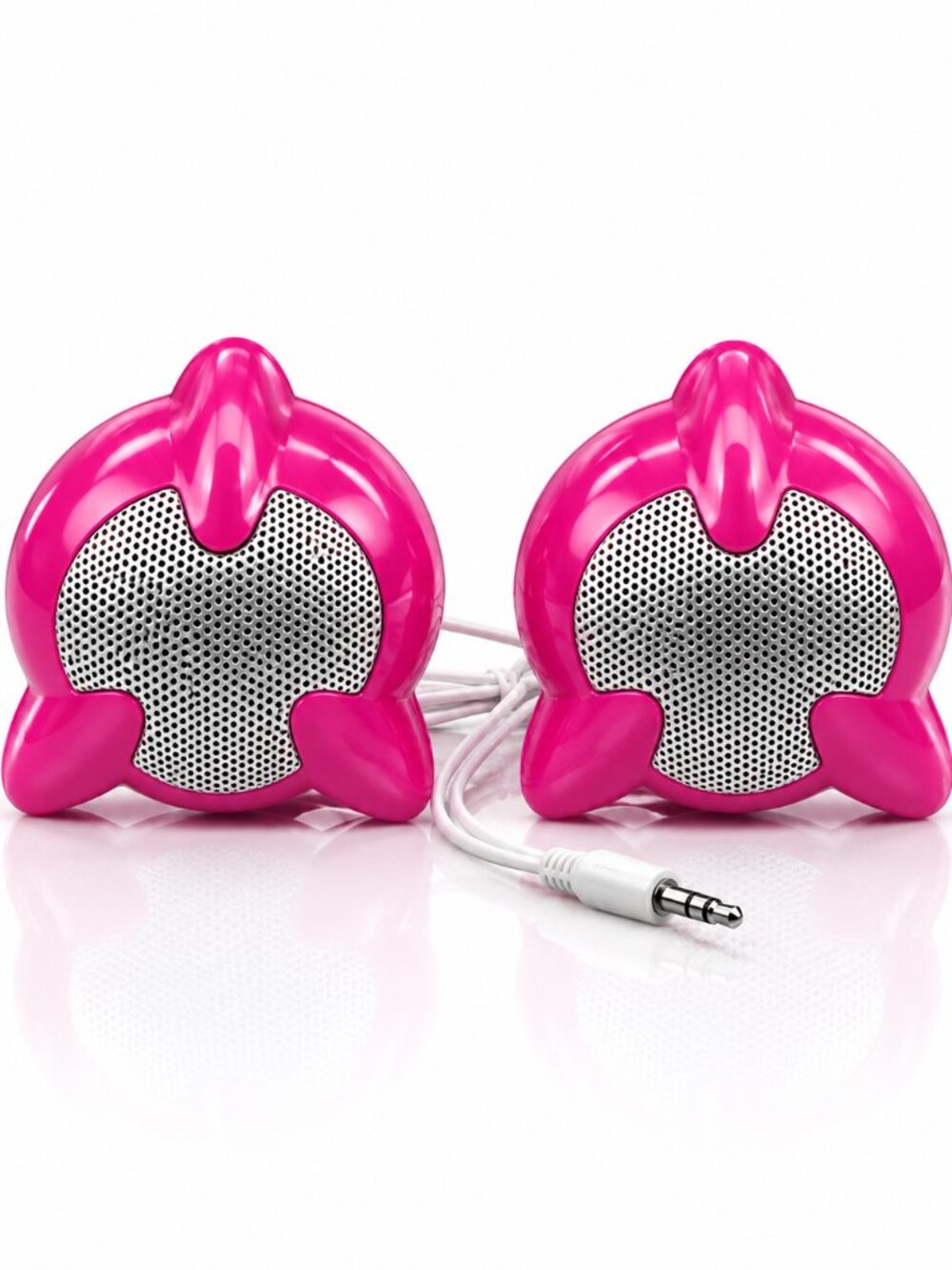 Vibe Sound Star Burst VS-530-PNK Pink 3.5mm Wired Mini Stereo Speakers 8 Ohm NWT